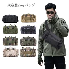 バッグ 2way 多機能ミリタリー ボディバッグ アウトドア キャンプ ミリタリーポーチ 防塵 軽い キャンプ 旅行 迷彩柄 カモフラ柄 機能的 ポータブル スポーツ 便利 タクティカルスタイル ハイキング 釣り 野外 メンズファッション　 cw-a-5012
