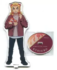 【中古】アクリルスタンド・アクリルパネル 煉獄杏寿郎 アクリルスタンド 「鬼滅の刃 ～無限列車編～×ローソン」