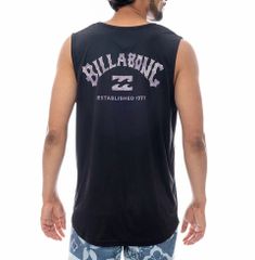 2025春夏 新品【BILLABONG/ビラボン】RASH TANK サーフタンクトップ BLK メンズ BF011857