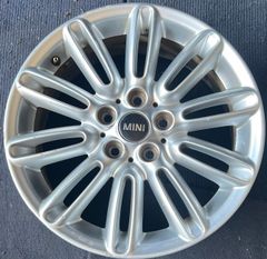 ☆送料無料☆MINI ミニクーパー クーパーS F55 F56 純正 17インチ ホイール1本 7J 54 PCD112 ハブ径約66.6    No.671