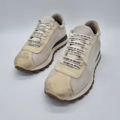 Brunello Cucinelli　ハイカットスニーカー37サイズ Knit runners for Man in Blue | Brunello Cucinelli