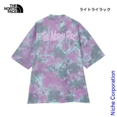 【新品】 ノースフェイス ショートスリーブタイダイハンドライティングティー (NT32435) (LL ライトライラック M)