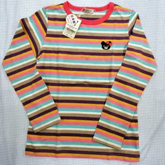 【タグ付き新品】ミキハウスダブルビー MIKI HOUSE DOUBLE_B 長袖Tシャツ 140cm 子供服 中古