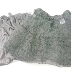 ◇ ◎ LOWRYSFARM ガーリー ウエストゴム ロング丈 チュール スカート サイズF ブラック レディース E  【1404240002289】