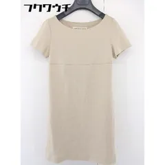 ◇ LOUNIE ルーニィ 半袖 ミニ ワンピース サイズ36 ベージュ レディース  【中古】 【1107130002214】のサムネイル