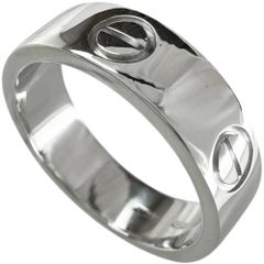 13.5号 【CARTIER/カルティエ】仕上げ済 リング・指輪 ラブリング K18WGホワイトゴールド 18金  8.4g 54 レディース 【中古】【真子質店】【GD】