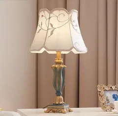 北欧風★ デスクライト ベッドサイド 布 電気スタンド レトロランプ 卓上デスクテーブル 照明 寝室 テーブルスタンド