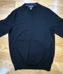 バナナリパブリック Vネック ニット ブラック