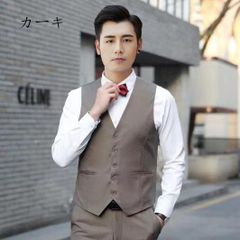 ビジネスベスト ジレ スーツベスト メンズ 入学式　卒業式 新生活 洗える 尾錠付き フォーマル スリム 結婚式 ビジネス  liying01