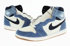 ナイキ NIKE AIR JORDAN 1 RETRO HIGH OG DENIM エアジョーダン1 ハイ デニム FQ2947-100 26.5 ブルー ブランド古着ベクトル 中古▲■250624