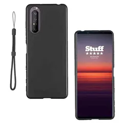 li えくすぺりあ5ii so52a xperia5 il ll（ブラック）極薄スマホケース 耐衝撃ソニー 柔軟 A002SO(6.1インチ)対応ケース TPU SOG02 素材/おしゃれ SO52A 擦り傷防止・落下防止・滑り止め/レンズ保護/指紋防止/ワイ
