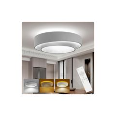 [禄越] シーリングライト 間接照明 LED 照明器具 6畳 30W リモコン付 12段階 調光 調色 タイマー 常夜灯 電気 ledライト 照明 天井 省エネ ledシーリングライト おしゃれ 簡単取付 部屋 ライト 子供部屋 キッチン リビング 洋室 和室