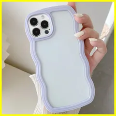 【在庫処分】UEEBAI ケース iPhone 12/iPhone 12 Pro 6.1 inch 用 ケース 可愛い おしゃれケース ウェーブ デザイン ケース カラフルケース クリア TPUカバー 波状エッジ ソフトシェル ケース ワイヤレス充電対応 軽量