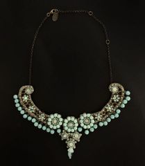 【未使用・タグ付き】KRAMER ヴィンテージ ネックレス フラワー ブルー 未使用・タグ付き】KRAMER ヴィンテージ ネックレス フラワー ブルー