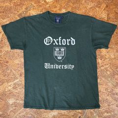 オックスフォード大学 オフィシャル Tシャツ M グリーン 半袖 OXFORD カレッジ ヴィンテージ ビンテージ VINTAGE ユーズド USED 古着