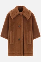 MAX MARA☆TENEBRE4 カシミヤ テディベア ケープ [テネブレ