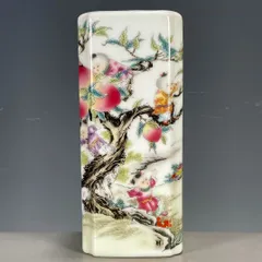 中国美術 和田碧玉 青玉筆 筆入れ 筆筒 書道具セット時代物原箱付きまとめ