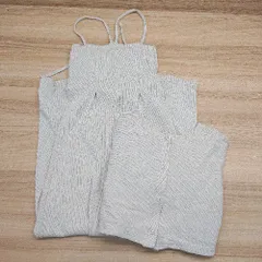 ◇ ◎ mystic ミスティック 大人カジュアル ニット生地 ワンピース カーディガン サイズF グレージュ系 レディース E 【1310300039990】