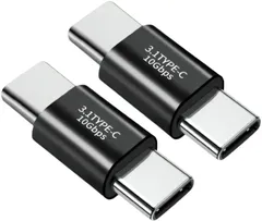 USB(C)(オス/オス)-接続-2個 CNCTWO(コネクトツー) USB3.1アダプタ USB(A) TypeC 変換 延長 接続 (USB(C)(オス/オス)-接続-2個)
