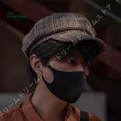 キャスケット メンズ 帽子 春 おしゃれ チェック柄 無地 小顔 ハンチング 夏 コットン 大きいサイズ サイズ調節 ナイロン カジュアル メンズ ゴルフ UVカット  vii3u738103