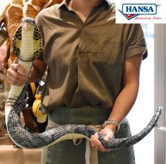 HANSA 6472 キングコブラ 86cm KING COBRA BH6472 蛇 ヘビ へび コブラ ぬいぐるみ ハンサ もふもふ 動物 犬 猫 鳥 アニマル 置物 人形 フィギュア 大きい マスコット 実物大 大型