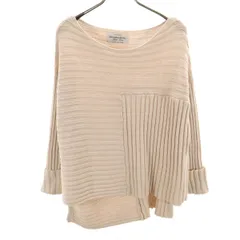 nano universe ナノユニバース 長袖 ニット F ベージュ レディース 古着