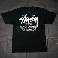 【正規品・新品】Stussy Los Angeles Limited Tee ステューシー ロサンゼルス限定 半袖Tシャツ ブラック メンズ レディース ユニセックス