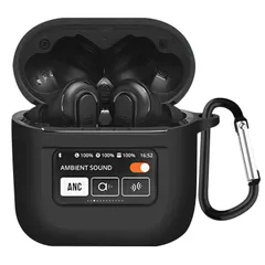 【2023改良モデル】DYAOLE tour pro 2 ケース/JBL Tour Pro 2 シリコン保護ケース カラビナ付き JBL Tour Pro 2 シリコン シンプル ファッション 保護ケース 傷防止 防塵 落下防止 ヘッドホン ソフトケース (カ