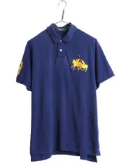 【お得なクーポン配布中!】 00s ダブルポニー ポロ ラルフローレン 鹿の子 半袖 ポロシャツ メンズ XL 古着 00年代 オールド ラガーシャツ タイプ ラグビー 半袖シャツ