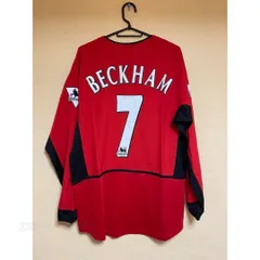 新品96-97 BECKHAMマンチェスターユナイテッド  7番 ベッカム 長袖 ベッカム 96-97 マンチェスター・ユナイテッド ユニフォーム