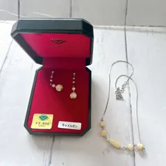 キャメルボン　ネックレス　イヤリング　箱付き　昭和レトロ　当時物　アンティーク　キャメルボーン