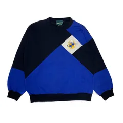 メンズL USA製 OUTER REEF ACTIVE WEAR 刺繍ロゴ スウェットシャツ トレーナー SW230221