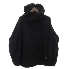 ユニフォームエクスペリメント uniform experiment 20SS MIL HALF ZIP ANORAK パーカー プルオーバー ハーフジップ ロゴ コットン UE-200059 黒 ブラック 2 M位のサムネイル