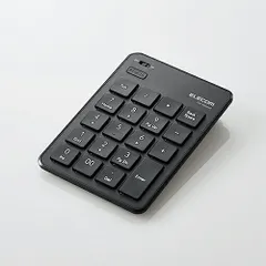 エレコム Bluetoothテンキーパッド パンタグラフ 薄型 ブラック TK-TBP020BK （1点）