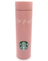 【中古】マグカップ･湯のみ バレンタイン2024 ステンレスボトル ライトピンク 350ml 「スターバックスコーヒー」