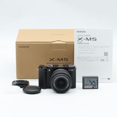 富士フイルム(FUJIFILM) ミラーレス一眼カメラ X-M5 レンズキット(XF15-45) ブラック F X-M5LK-1545-B JP  #4217