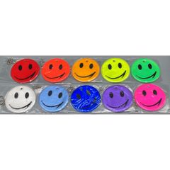 リフレクター　自転車　ピスト　ピストバイク　ロードバイク　キーホルダー　バッグ　リュック　キャンプ　笑顔　スマイル　ニコちゃんマーク