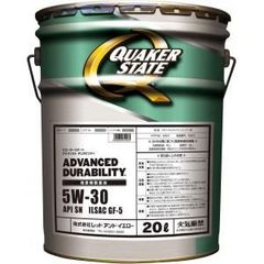 QUAKER STATE ｱﾄﾞﾊﾞﾝｽﾄ ﾃﾞｭﾗﾋﾞﾘﾃｨ 5W-30 20Lﾍﾟｰﾙ缶 【ｴﾝｼﾞﾝｵｲﾙ 20L】