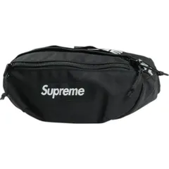 Supreme ブラック ボディバッグ レザー Supreme ボディバッグ ブラック