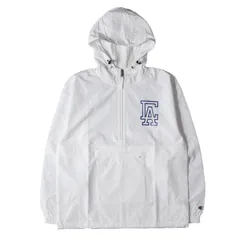 【新品同様】CALIFOLKS カリフォークス ジャケット サイズ:M / 24AW Champion ロゴ プリント アノラック パーカー (Packable Anorak) / ホワイト 白 / アウター ブルゾン フーディー プルオーバー【メンズ】