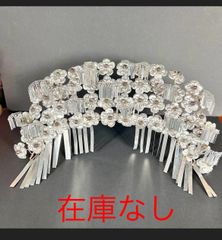 アンティーク　お姫様　花かんざし　びらかんざし　櫛祭　時代祭　日本髪　吹輪　舞妓 ラスト1点 本式サイズ姫さし！ 803 お姫様 吹輪 日本髪かつら