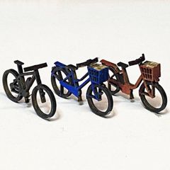 キハ工房 F-01 自転車 15台セット ペーパーキット HOゲージ 1/80 16番