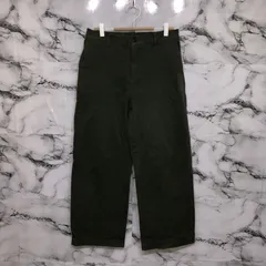 美品<!-利用不可文字-!>　ムジルシリョウヒン　無印良品　ワイドパンツ　【L】 カーキ　緑　グリーン　チノパン　オシャレ　シンプル　定番　キレイ　大人　上品　カジュアル　春　夏　秋　冬　オールシーズン