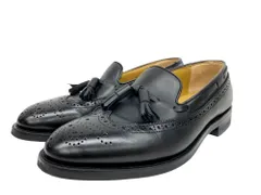 REGAL (リーガル) ウイングチップ レザー タッセル ローファー JE03 24EEE ブラック メンズ/028