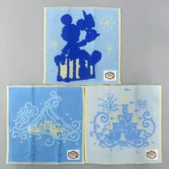 【中古】雑貨 ミッキー/山/城 ミニタオル3枚セット 「ディズニー」 東京ディズニーリゾート限定 バケーションパッケージ2020特典