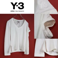 【希少】Y-3 ヨウジヤマモト アシンメトリー 穴あきデザイン スリット ロンTのサムネイル
