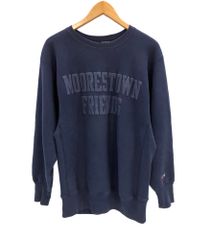 チャンピオン Champion 90's 90年代 刺繍タグ  REVERSE WEAVE リバースウィーブ カレッジ プリント Vintage ヴィンテージ アメリカ製 MADE IN USA XL スウェット ネイビー LLサイズ 101MT-4204