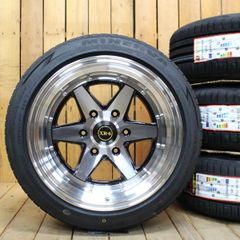 200系 ハイエース オーバーフェンダーサイズ 17インチ 8.5J+19 ファブレス XR-6 ワイドシリーズ 1ピース 205/50R17 新品 タイヤ ホイール 4本SET