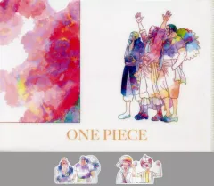 【中古】クリアファイル シルバーズ・レイリー＆ゴール・D・ロジャー＆スコッパー・キャバン A4クリアファイル＆ステッカーセット 「一番くじ ワンピース ロジャー海賊団～伝説の海賊～」 I賞