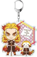 【中古】雑貨 煉獄杏寿郎(コンビver.) デカキーホルダー 「鬼滅の刃×あらいぐまラスカル」